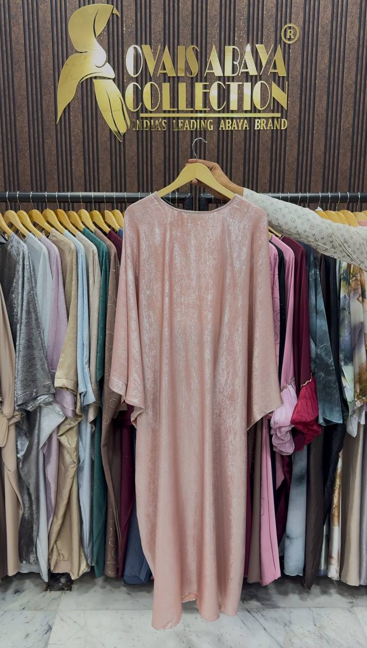 Turkey Kaftan Broach Abaya ( PEACH )