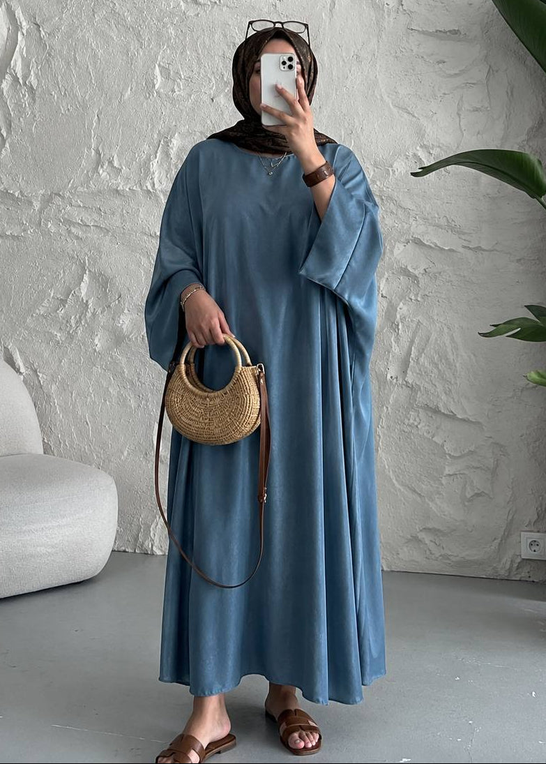 AREBIAN SIMMER KAFTAN ABAYA | GRAY