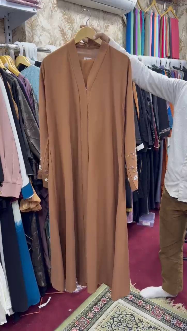 AL-KOUSAR HANDWORK ABAYA | COPPER