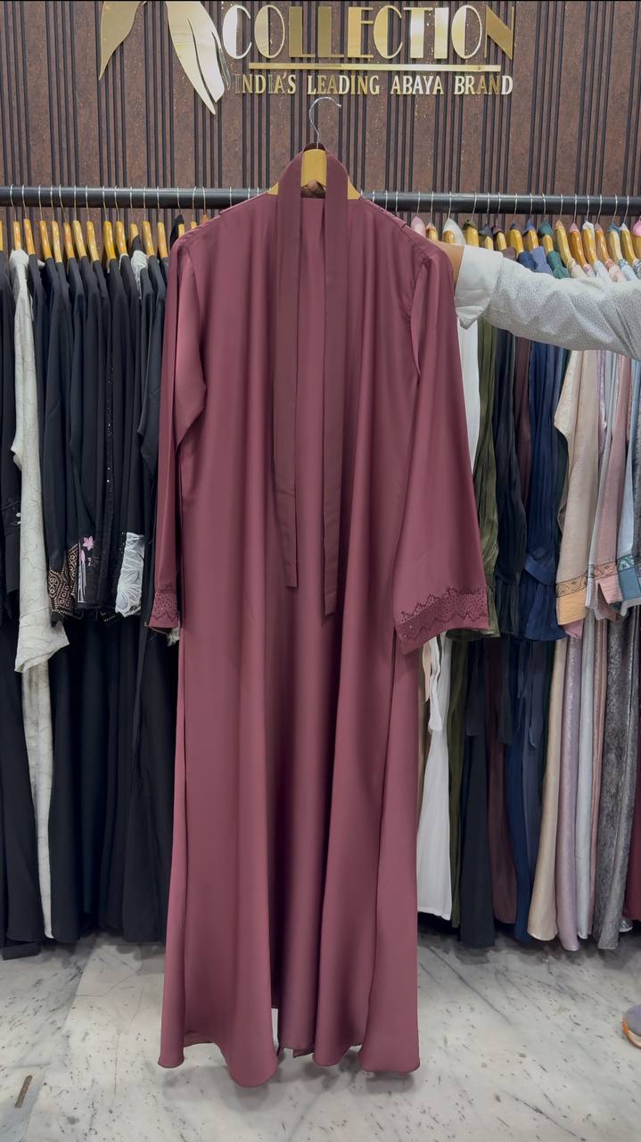 MANNAT KIMONO ABAYA | DUSTY PINK
