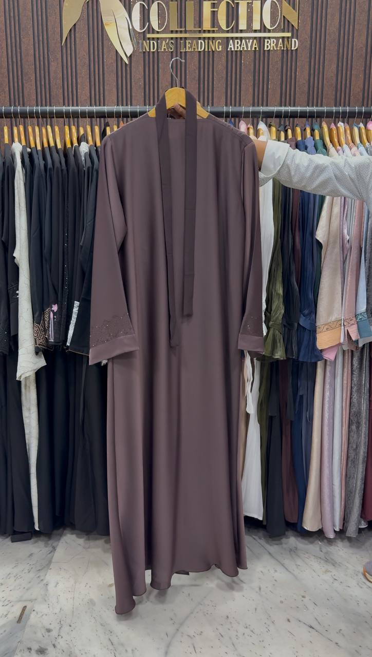 MANNAT KIMONO ABAYA | COFFEE