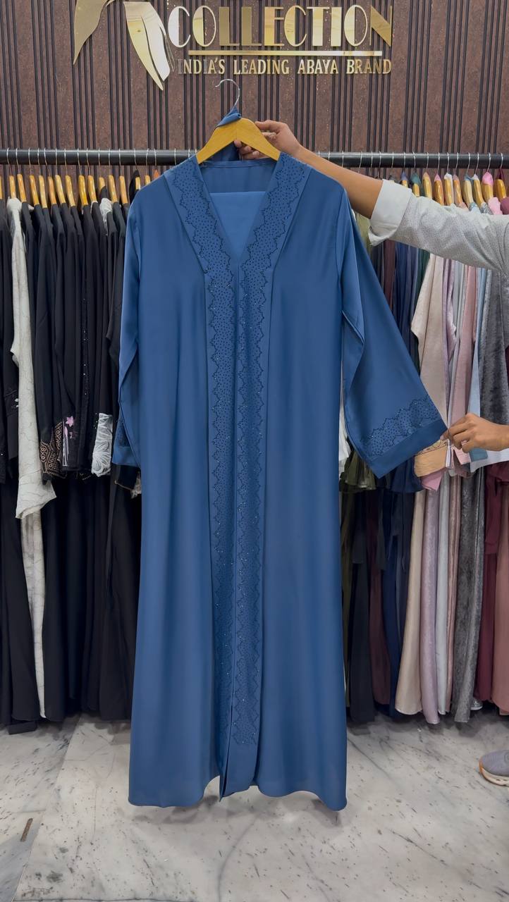 MANNAT KIMONO ABAYA | BLUE