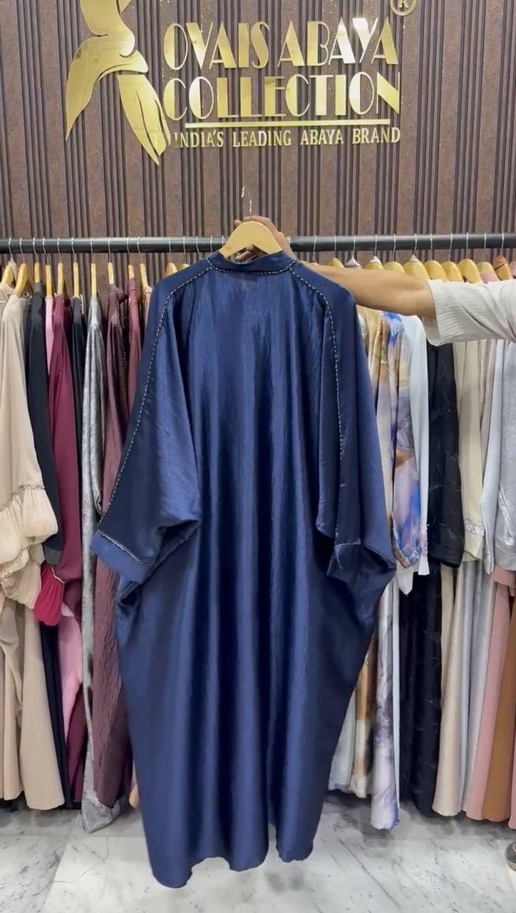 NADIYA HANDWORK KAFTA ABAYA | BLUE