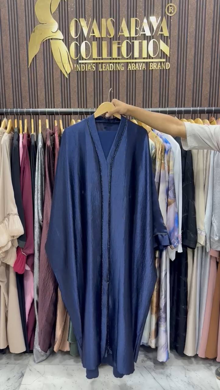 NADIYA HANDWORK KAFTA ABAYA | BLUE