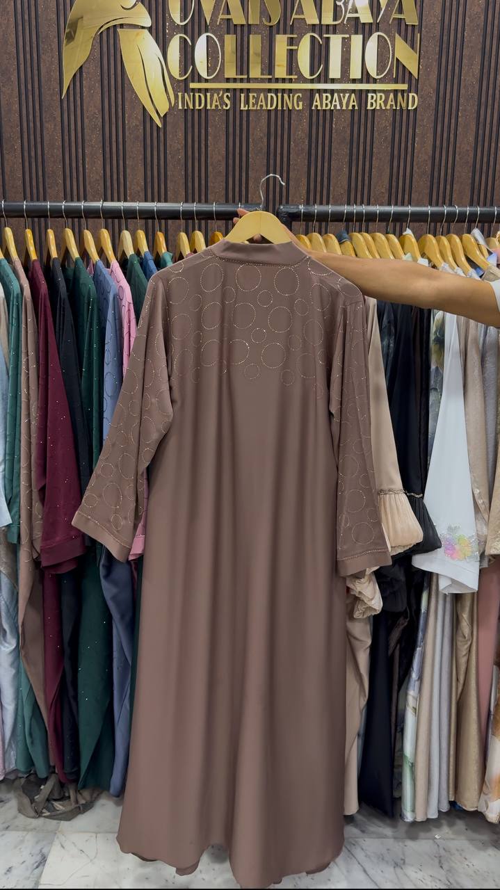 SK A-LINE IMPORTED KOREAN ABAYA | NUDE