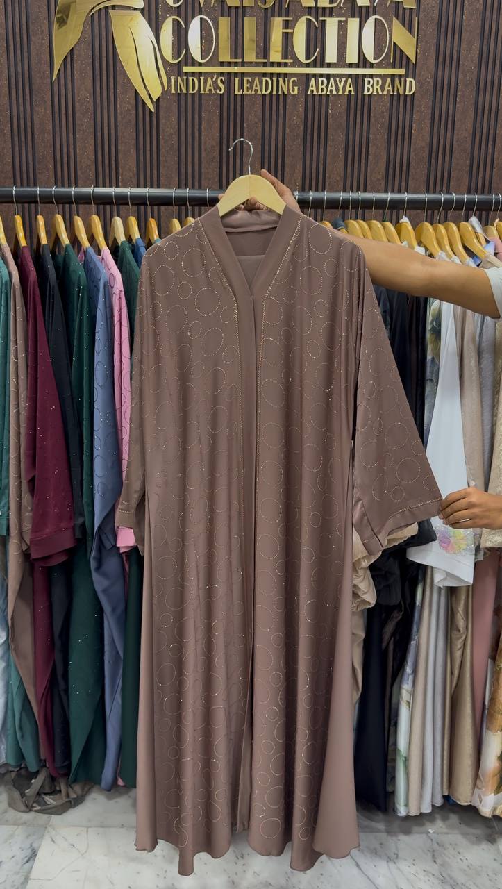 SK A-LINE IMPORTED KOREAN ABAYA | NUDE