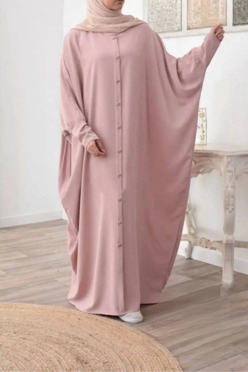 870 FITTING SLEEVE ABAYA | PINK