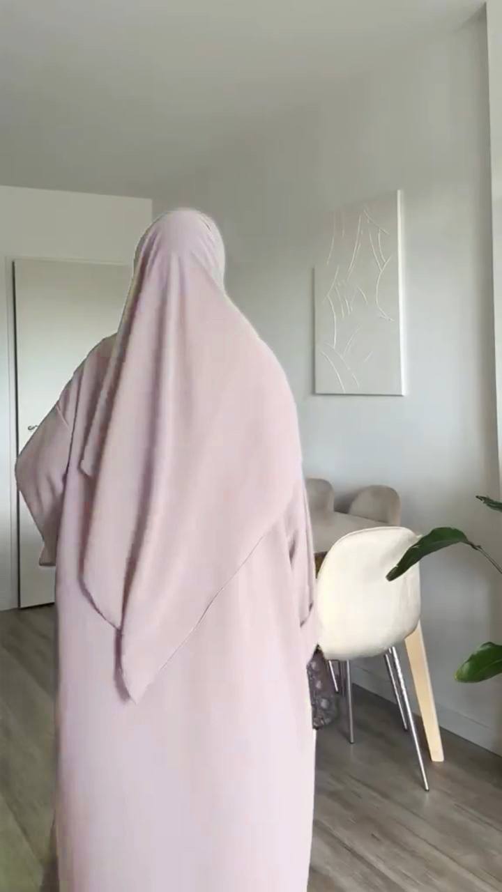 ANAM DOUBLE SHRUG ABAYA | SLASH GRY