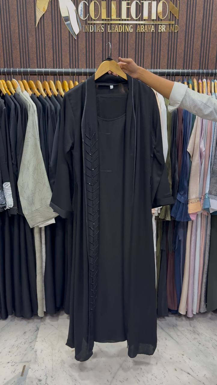 AL-ZOYA DOUBLE SHRUG COAT ABAYA | SHADE-08