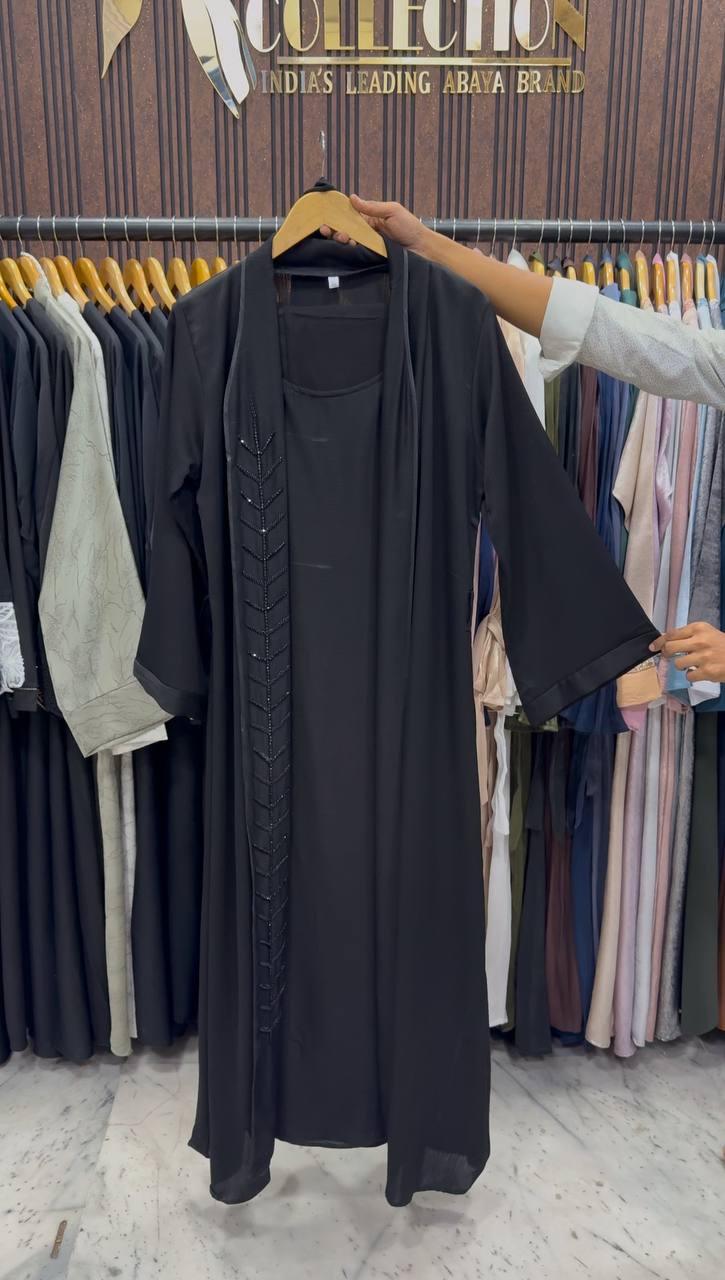 AL-ZOYA DOUBLE SHRUG COAT ABAYA | SHADE-08