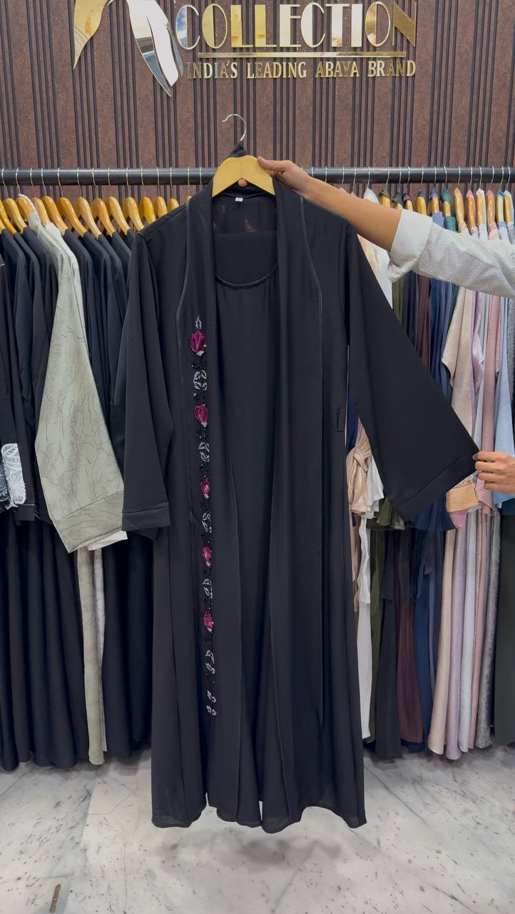 AL-ZOYA DOUBLE SHRUG COAT ABAYA | SHADE-12