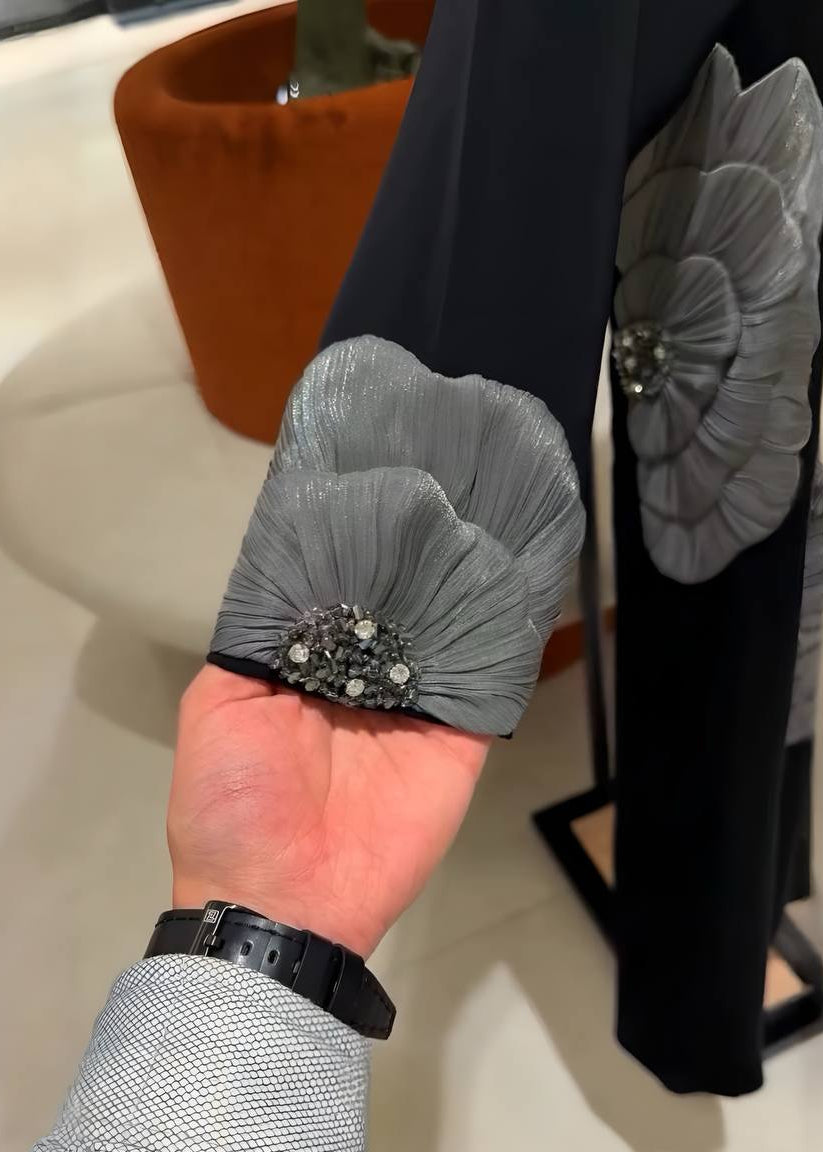 RUKAIYYA LUXE ABAYA | GRAY