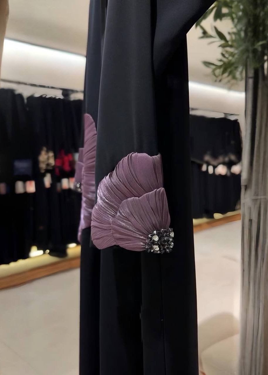 RUKAIYYA LUXE ABAYA | PINK