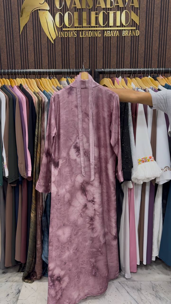 SABAH SMOKE SHADED ABAYA | SHADE - 04
