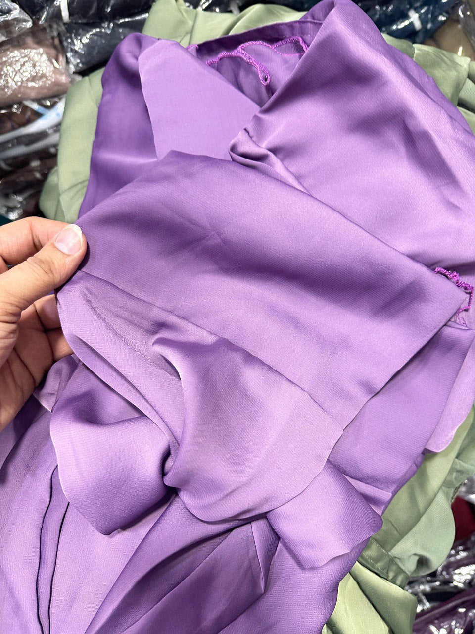 EBRAH DOUBLE SHRUG ABAYA | LAVENDER