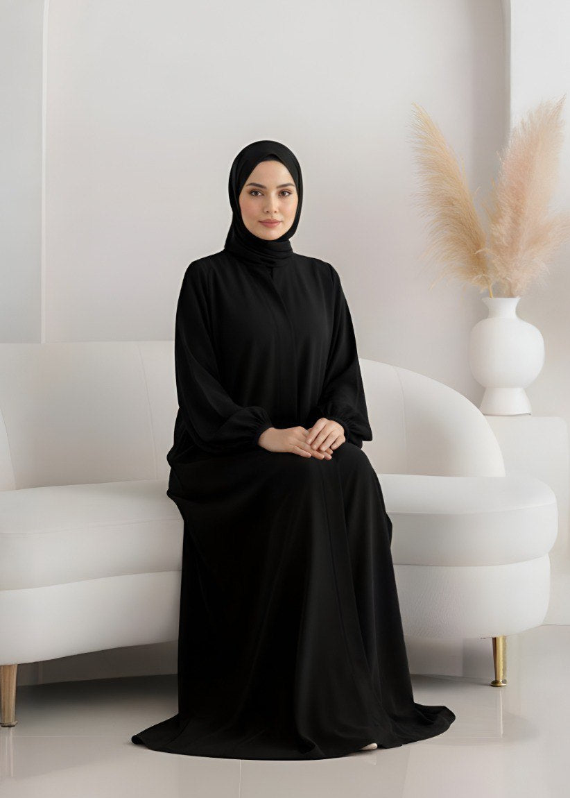 MEHREEN KAFTAN ABAYA | BLACK
