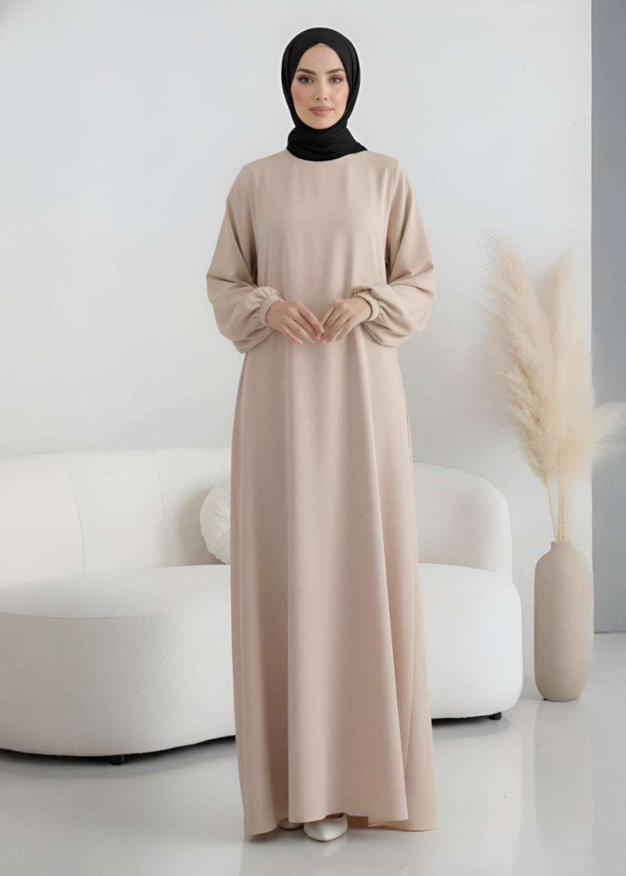 MEHREEN KAFTAN ABAYA | NUDE