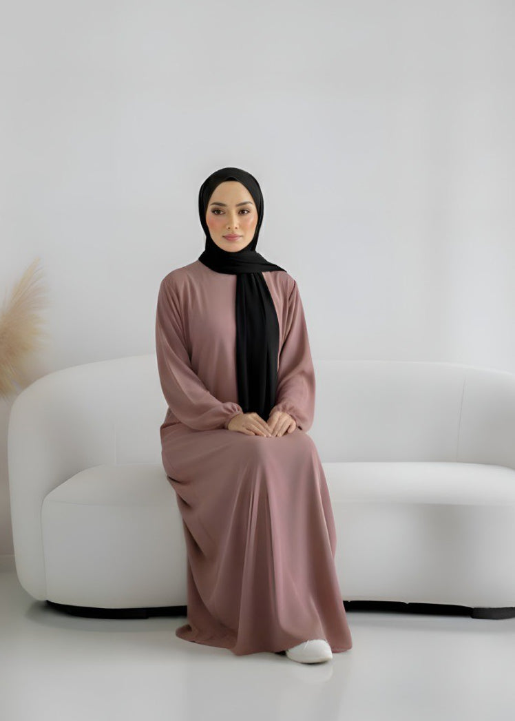 MEHREEN KAFTAN ABAYA | GHESTNUT LITE