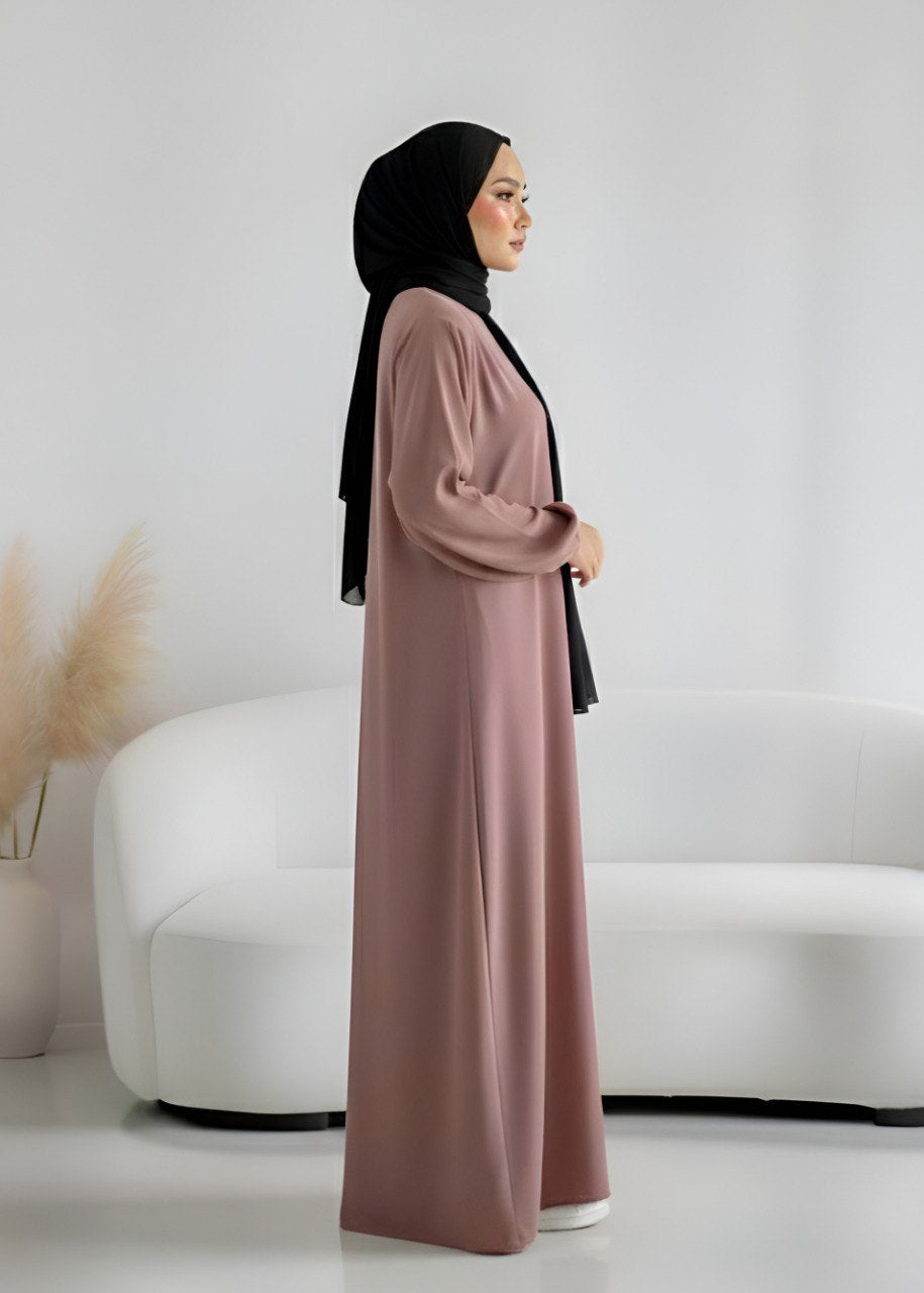 MEHREEN KAFTAN ABAYA | GHESTNUT LITE