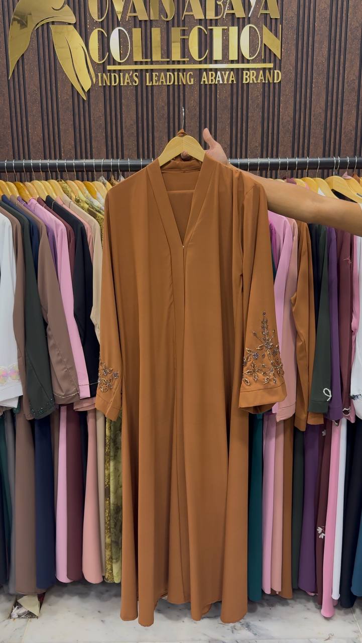 RIMSHA MODEST WEAR ABAYA | COPPER