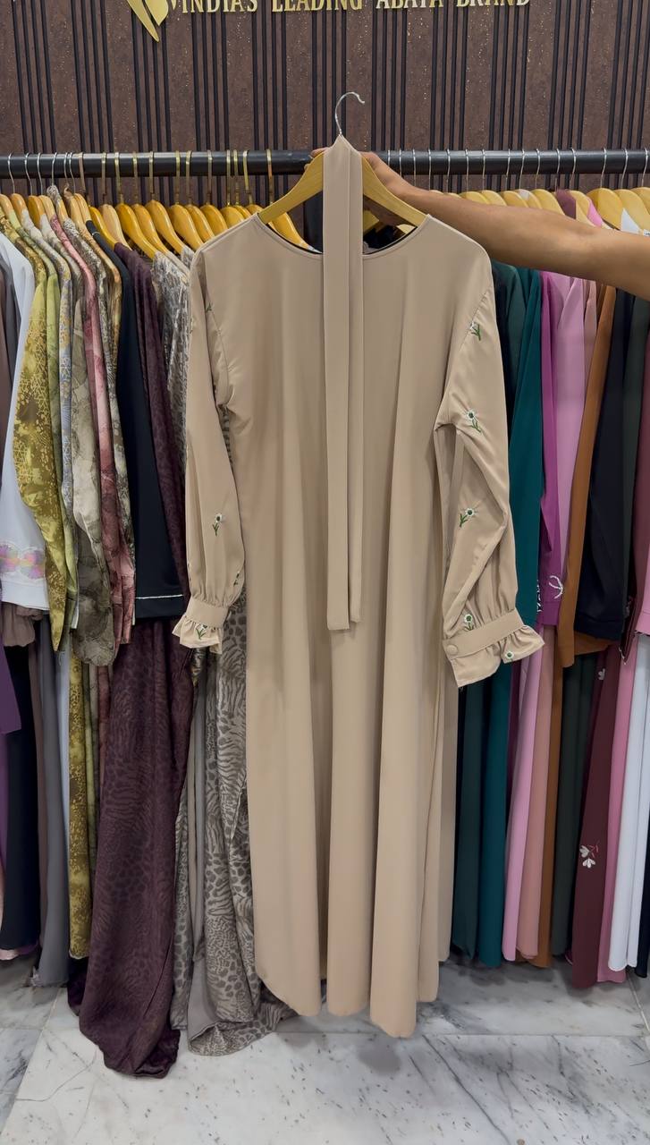 MIRA EMBROIDERY KOREAN ABAYA |