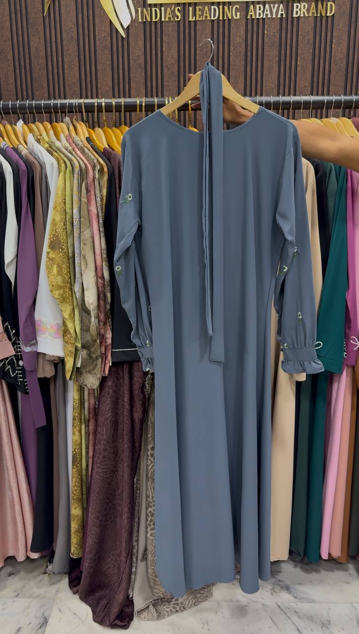 MIRA EMBROIDERY KOREAN ABAYA |