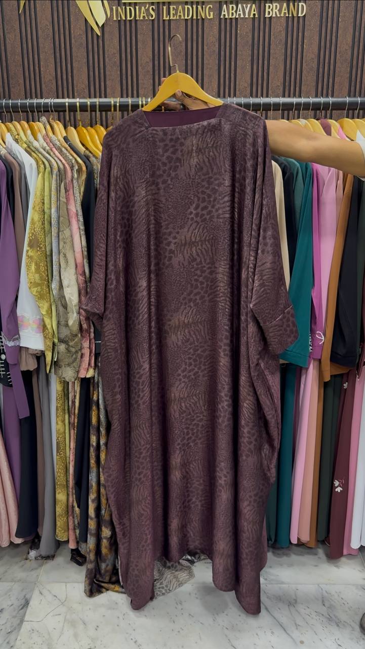 AZRAH KOREAN PRINT ABAYA | SHADE-08