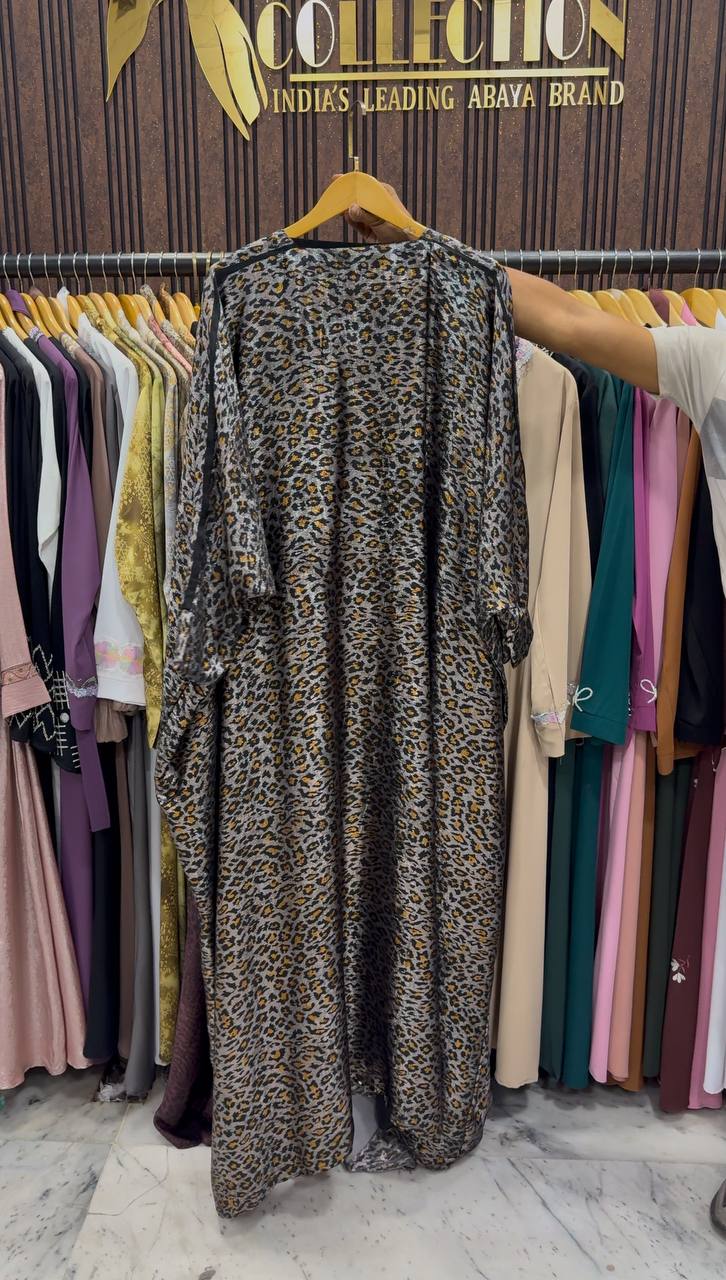 AZRAH KOREAN PRINT ABAYA | SHADE-03