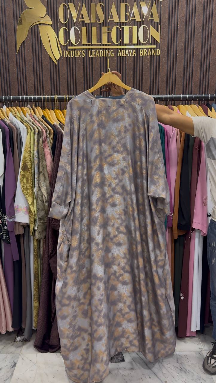 AZRAH KOREAN PRINT ABAYA | SHADE-02