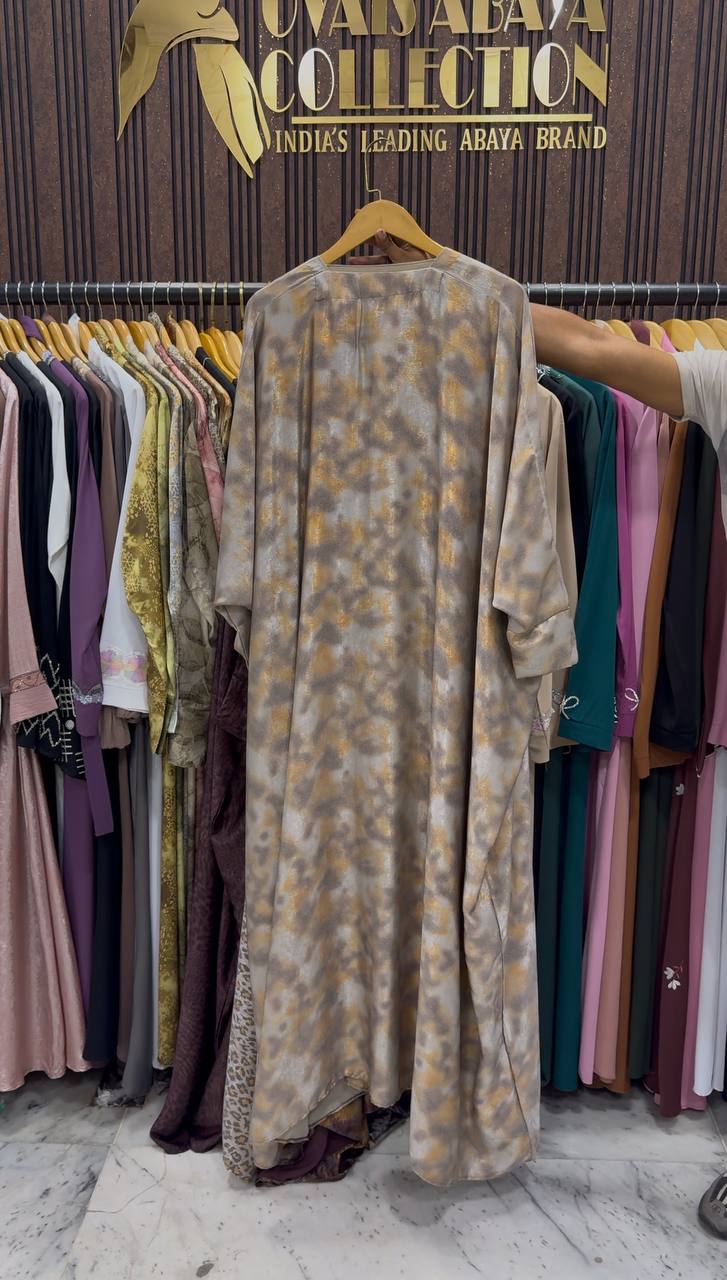 AZRAH KOREAN PRINT ABAYA | SHADE-01