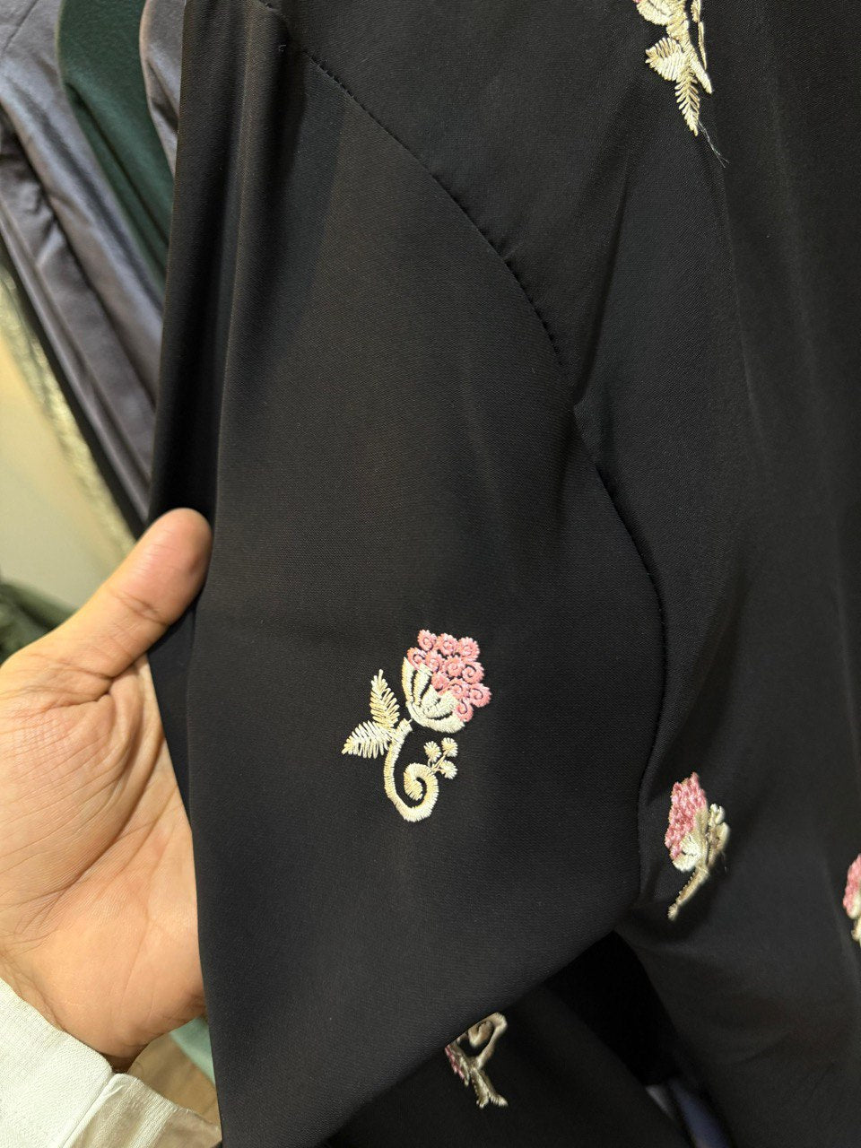 AL-HUSNA EMBROIDERY WORK ABAYA | PRINT- 04