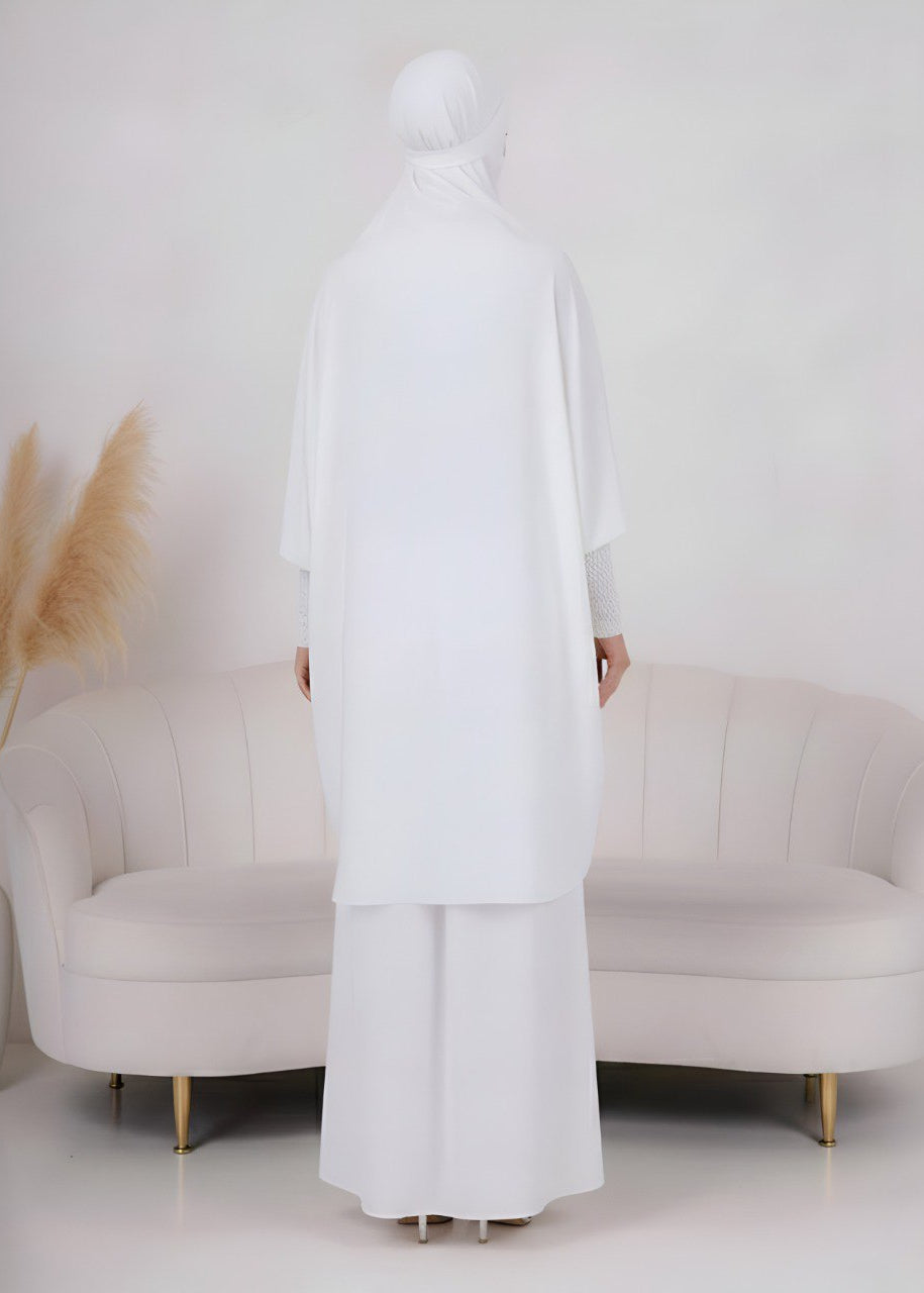 2 PIECE JILBAB | WHITE