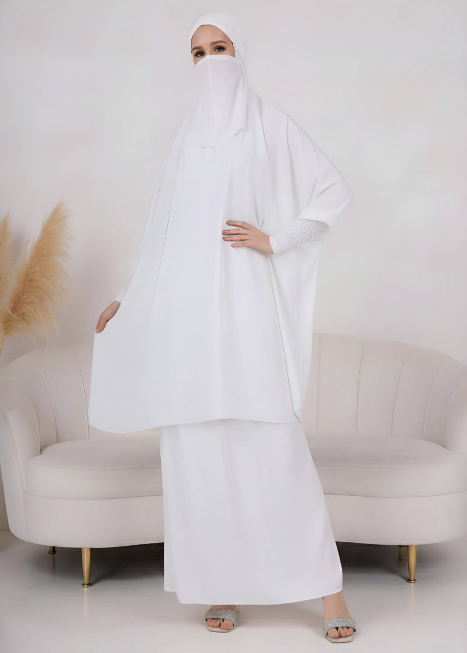 2 PIECE JILBAB | WHITE
