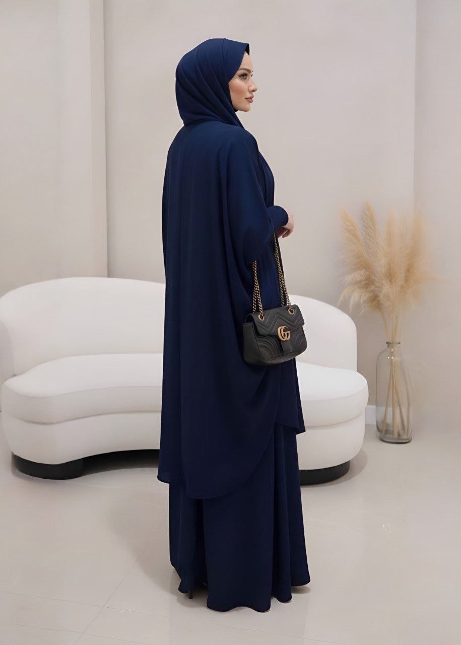 2 piece Jilbab | BLUE