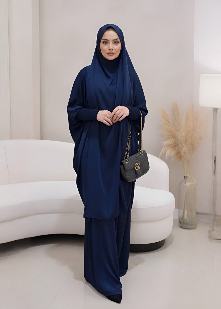 2 piece Jilbab | BLUE