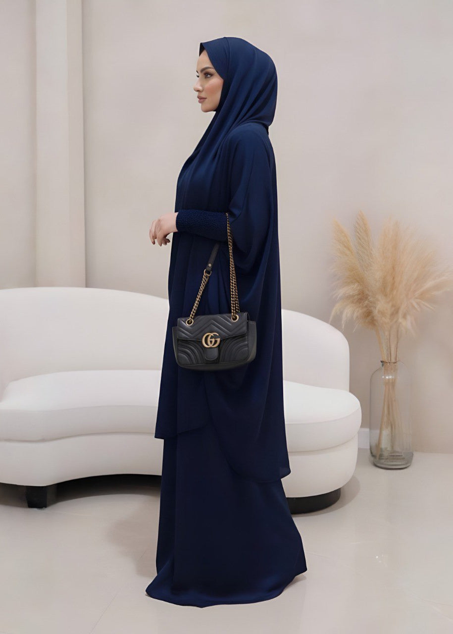 2 piece Jilbab | BLUE