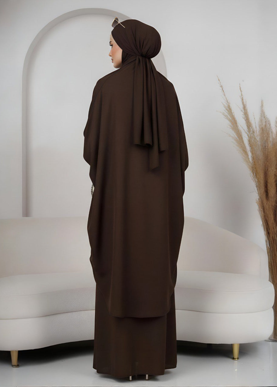 2 PIECE JILBAB | COFFEE