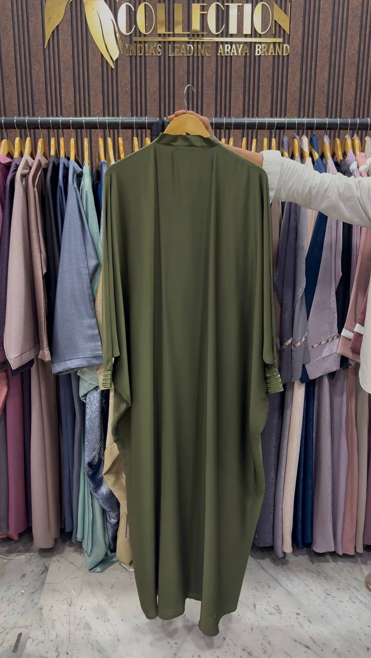MEERUB KAFTAN ABAYA | OLIVE
