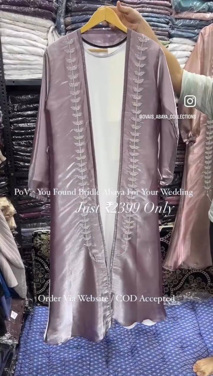 Alima Turkey Double Shrug Bridle Abaya