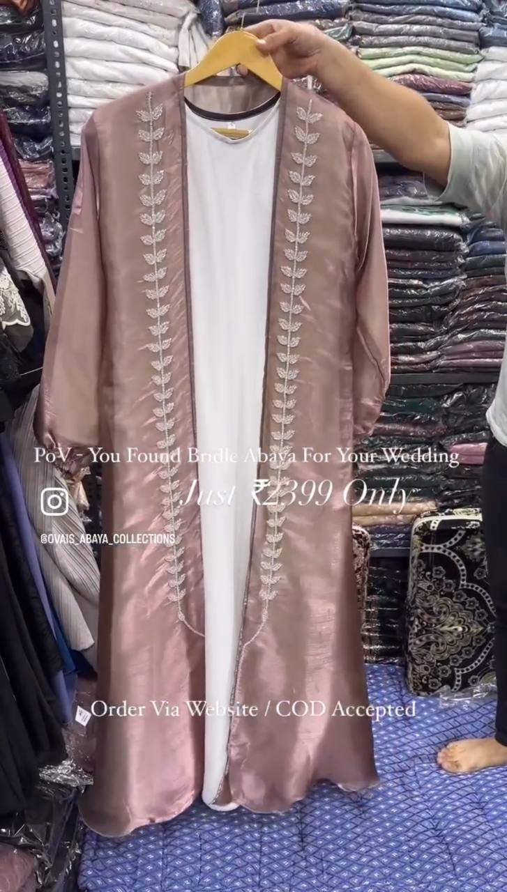 Alima Turkey Double Shrug Bridle Abaya