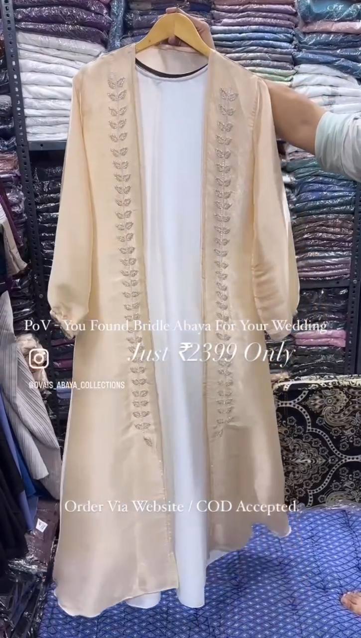 Alima Turkey Double Shrug Bridle Abaya