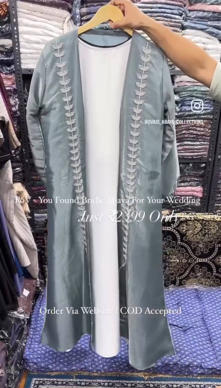 Alima Turkey Double Shrug Bridle Abaya