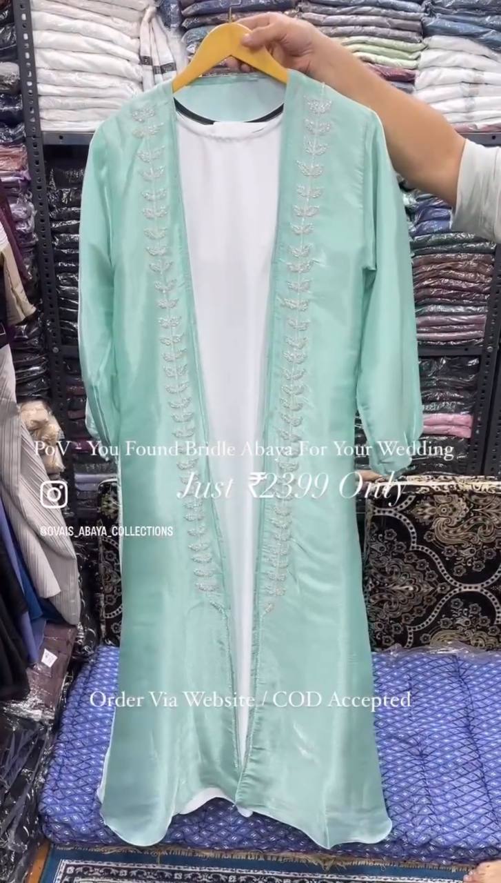 Alima Turkey Double Shrug Bridle Abaya