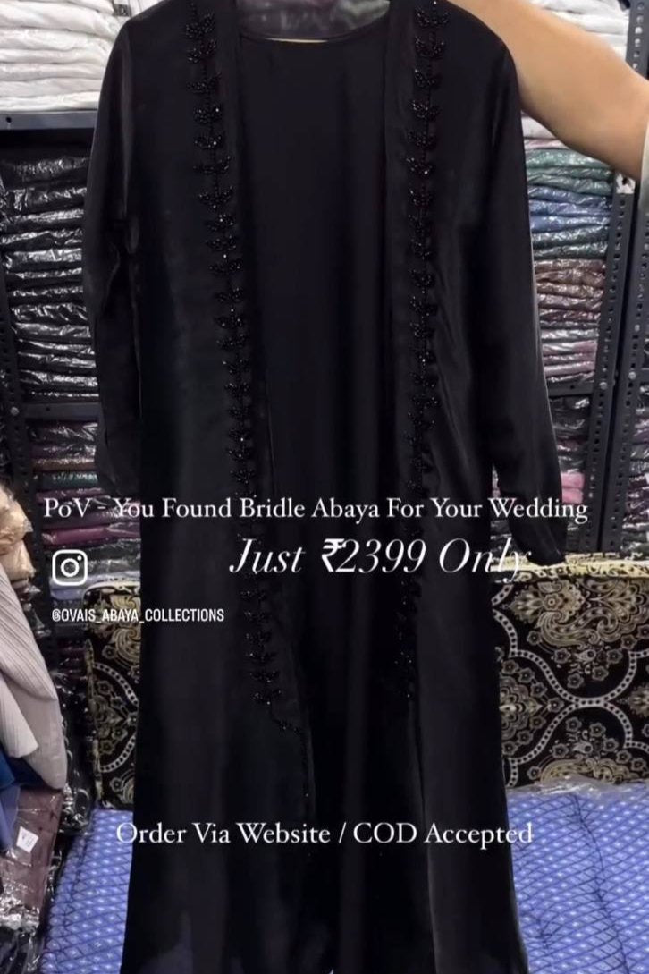 Alima Turkey Double Shrug Bridle Abaya