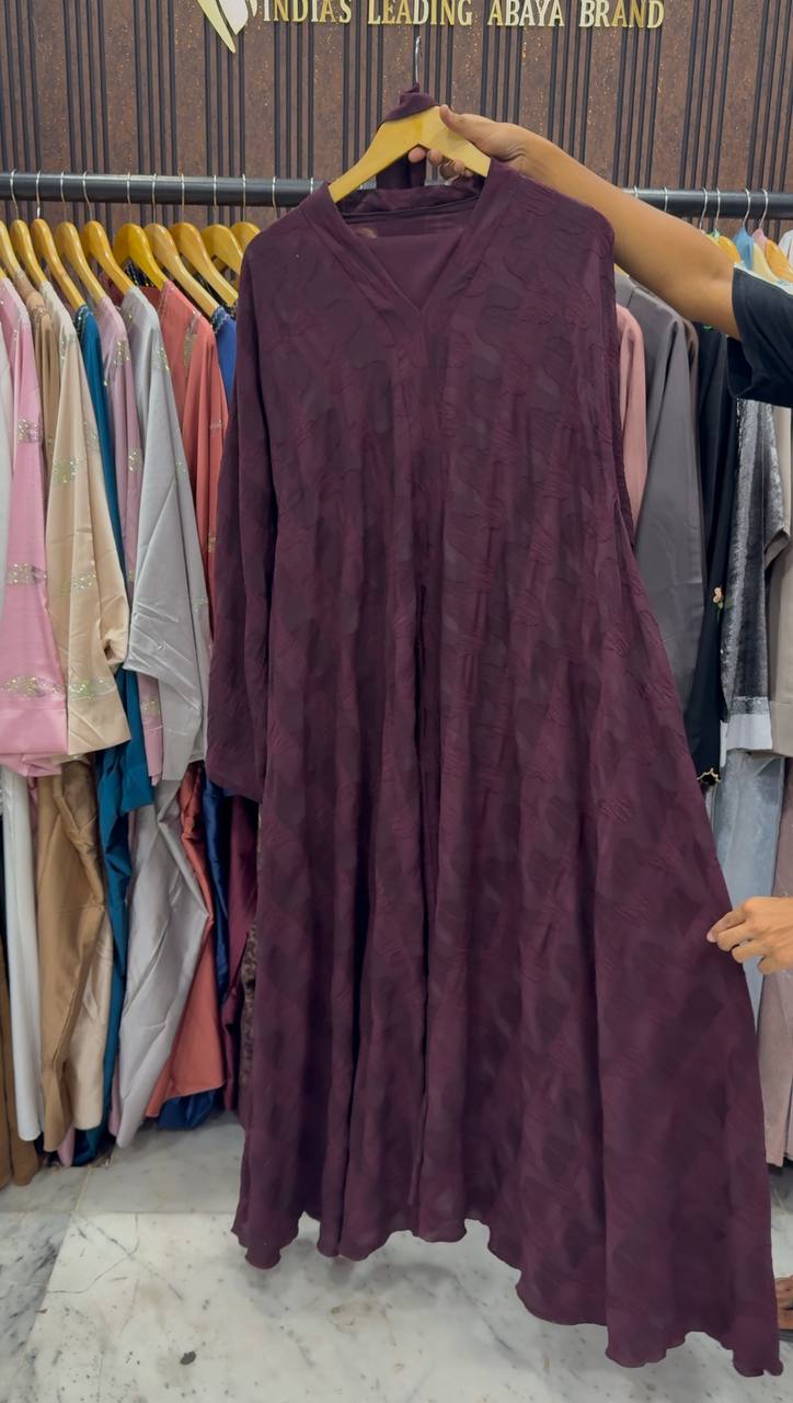 HOOR KAFTAN ABAYA | WINE