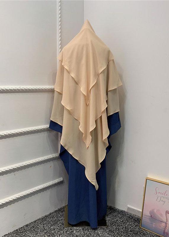 3 LAYERED KHIMAR | BEIGE
