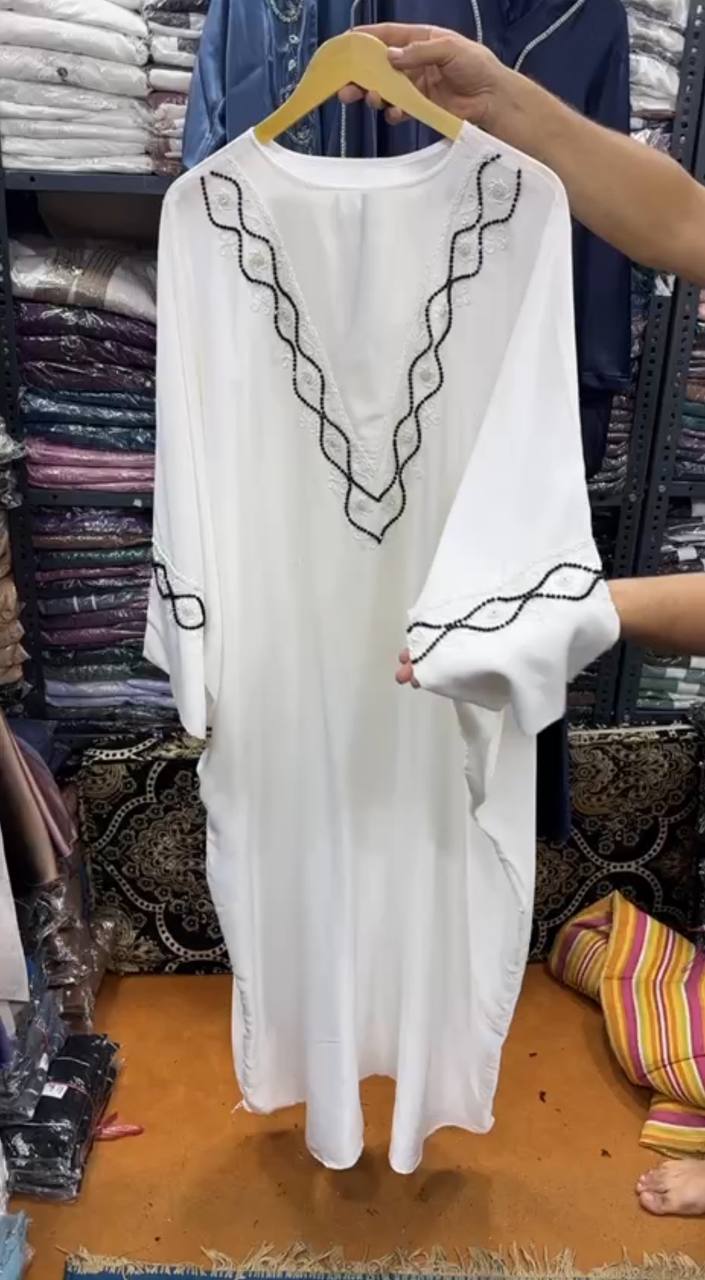 Gulafsha Premium Simmer Handwork Kaftan Abaya