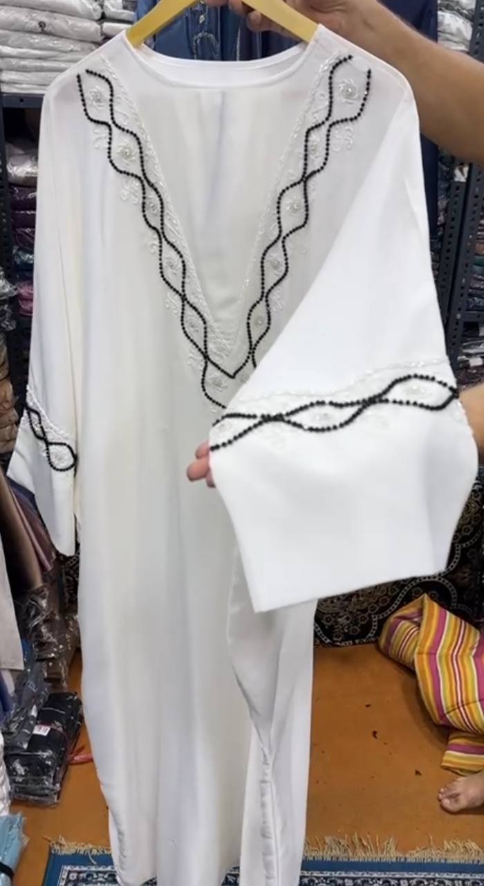 Gulafsha Premium Simmer Handwork Kaftan Abaya