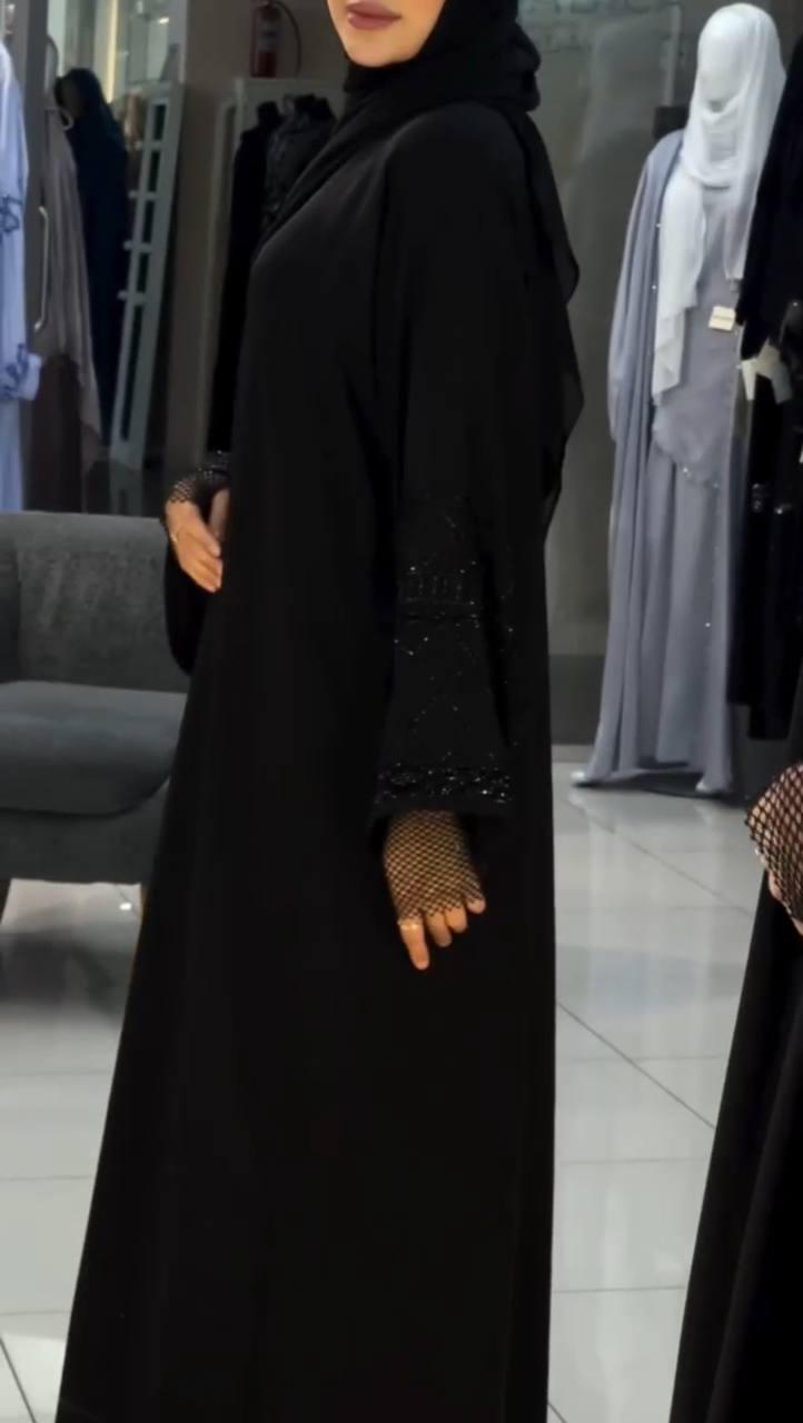 Maha Front Open Handwork Abaya - ( B2B )