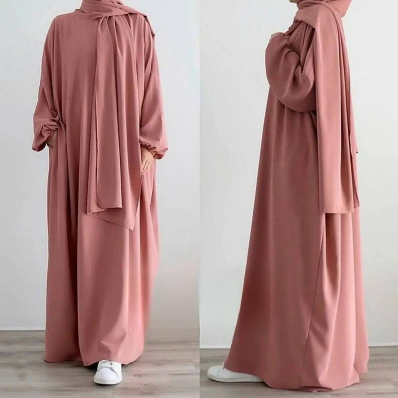 MEHREEN KAFTAN ABAYA | FLAMINGO